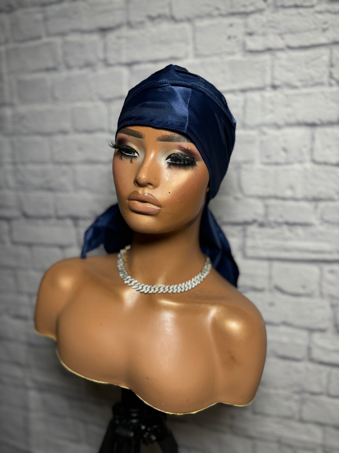 Straight Hair/Lace Satin Durag