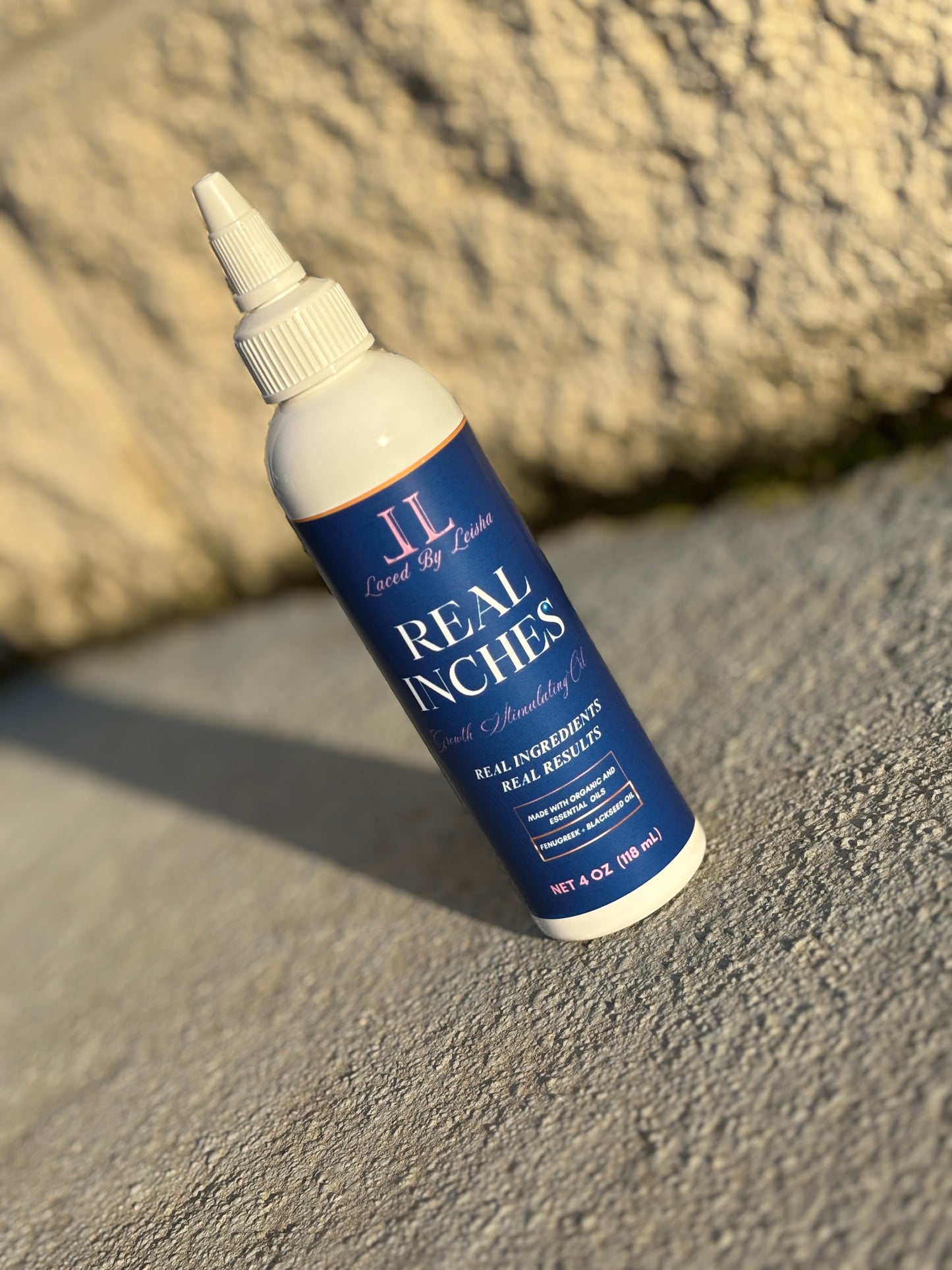 REAL INCHES Stimulating Growth Oil 4OZ